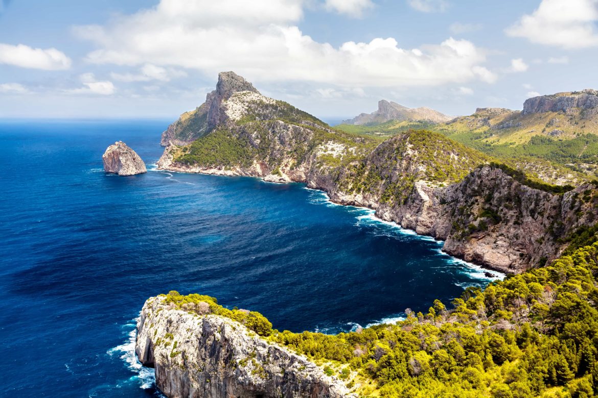 The rocky Spanish coastline and azure waters will be a highlight of your yacht charter