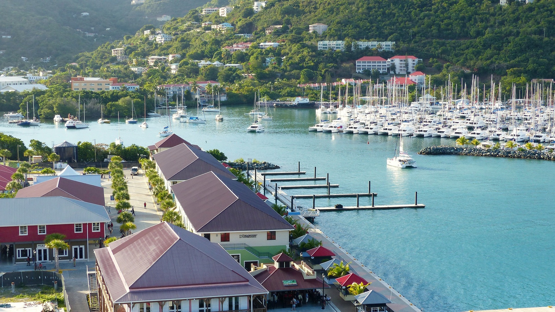 marina in Tortola, British Virgin Islands