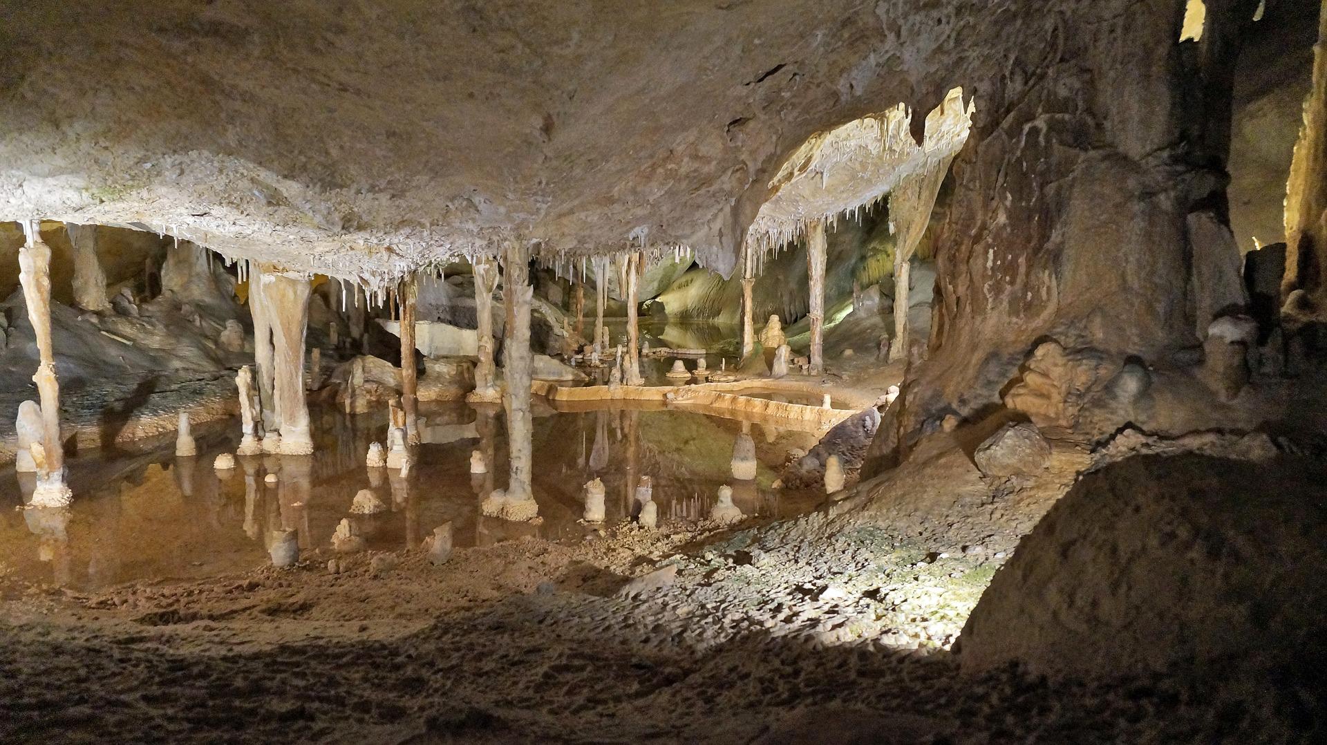 underground caves of Balearics